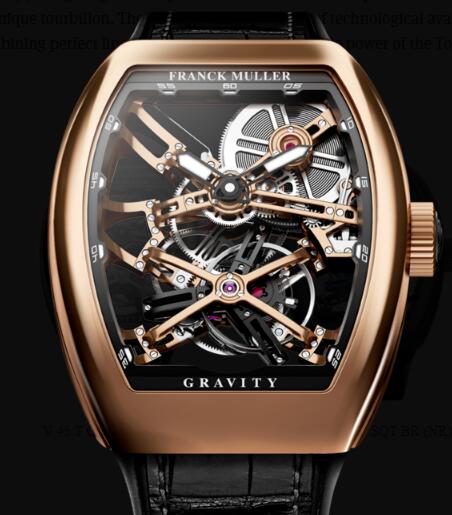 Franck Muller Gravity Skeleton Watches for sale Cheap Price V 45 T GR CS SQT (NR) 5N